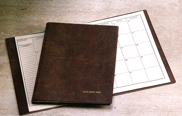 Image of Monthly Planners opened and closed